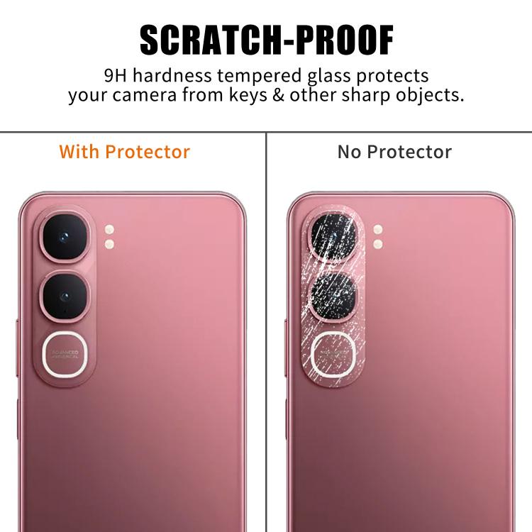 For vivo Y31 5G 2025 Kalebol Transparent HD Anti-Fingerprint AR Integrated Camera Lens Tempered Glass Film