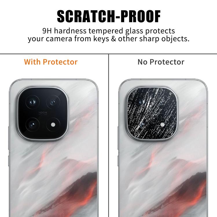 For vivo iQOO 15 Kalebol Transparent HD Anti-Fingerprint AR Integrated Camera Lens Tempered Glass Film