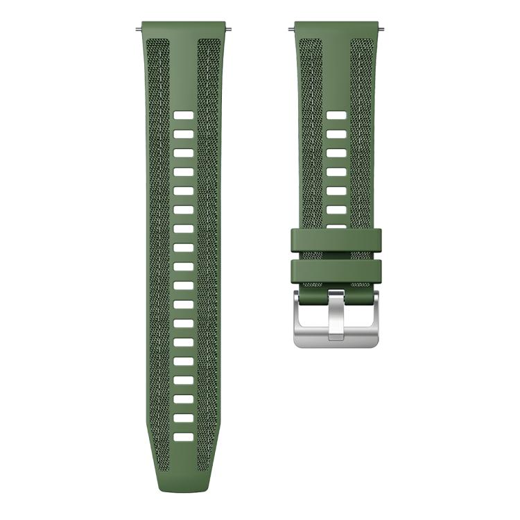 For Amazfit Active Max Composite Weave Nylon Silicone Watch Band