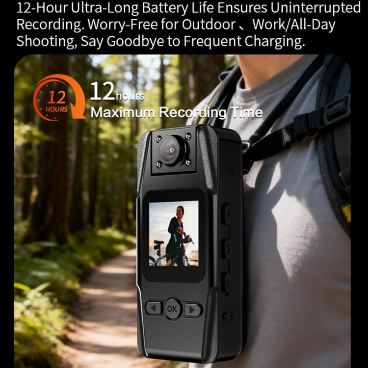 L16 WiFi With Infrared Night Vision Portable Outdoor Recorder HD Magnetic Clip-On Sports Camera