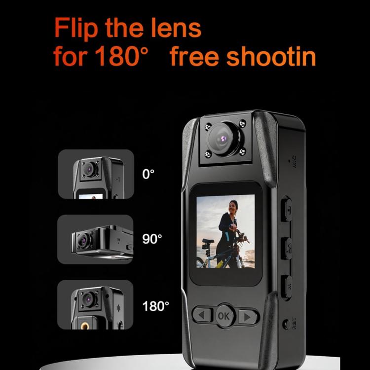 L16 WiFi With Infrared Night Vision Portable Outdoor Recorder HD Magnetic Clip-On Sports Camera