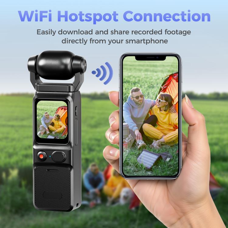 L18 Outdoor Recording Gyroscope Stabilization Camera 1.69 Inch Touch Screen 4K Wireless Action Camera