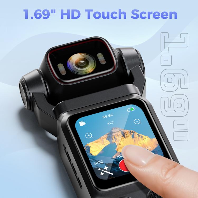 L18 Outdoor Recording Gyroscope Stabilization Camera 1.69 Inch Touch Screen 4K Wireless Action Camera