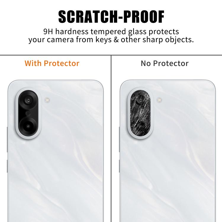 For OnePlus Nord CE5 Kalebol Silk-Screened HD Anti-Fingerprint AR Integrated Camera Lens Tempered Glass Film