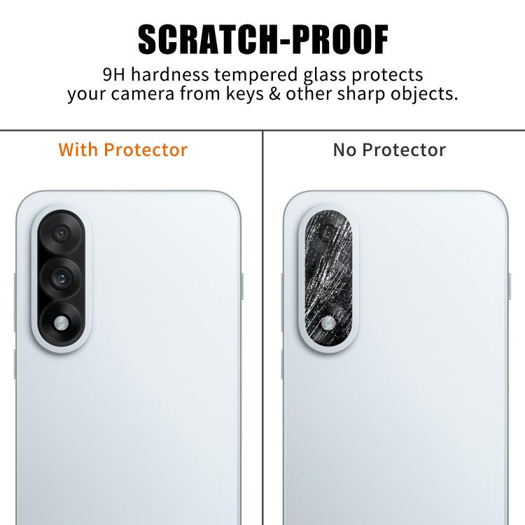 For OnePlus Nord 5 Kalebol Silk-Screened HD Anti-Fingerprint AR Integrated Camera Lens Tempered Glass Film