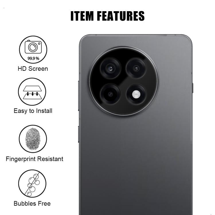 For OnePlus Ace 5 Kalebol Silk-Screened HD Anti-Fingerprint AR Integrated Camera Lens Tempered Glass Film