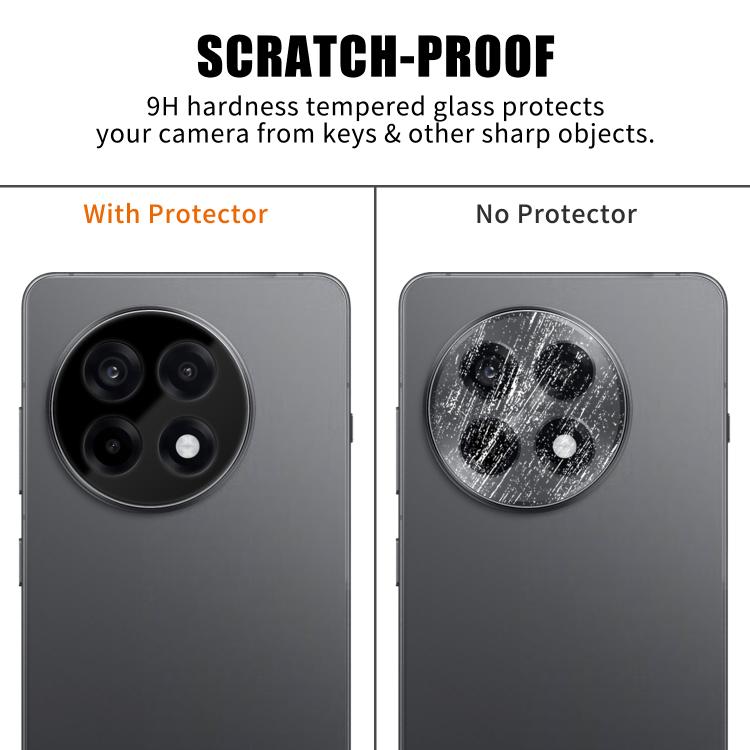 For OnePlus Ace 5 Kalebol Silk-Screened HD Anti-Fingerprint AR Integrated Camera Lens Tempered Glass Film