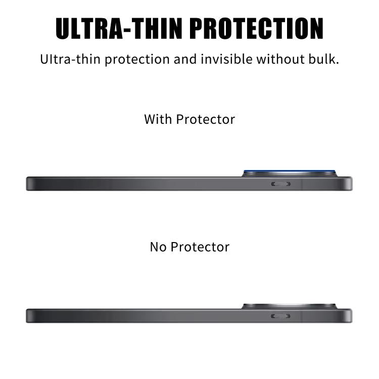 For OnePlus 13R Kalebol Silk-Screened HD Anti-Fingerprint AR Integrated Camera Lens Tempered Glass Film