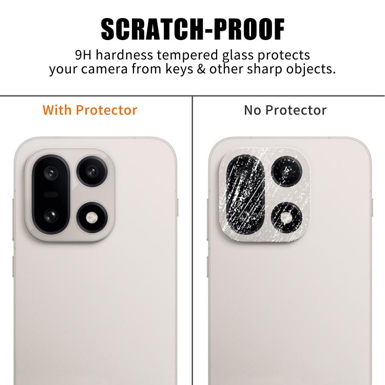 For OnePlus 15 Kalebol Transparent HD Anti-Fingerprint AR Integrated Camera Lens Tempered Glass Film