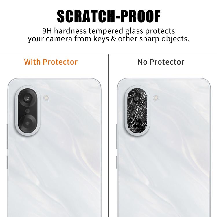 For OnePlus Ace 5 Racing Kalebol Transparent HD Anti-Fingerprint AR Integrated Camera Lens Tempered Glass Film