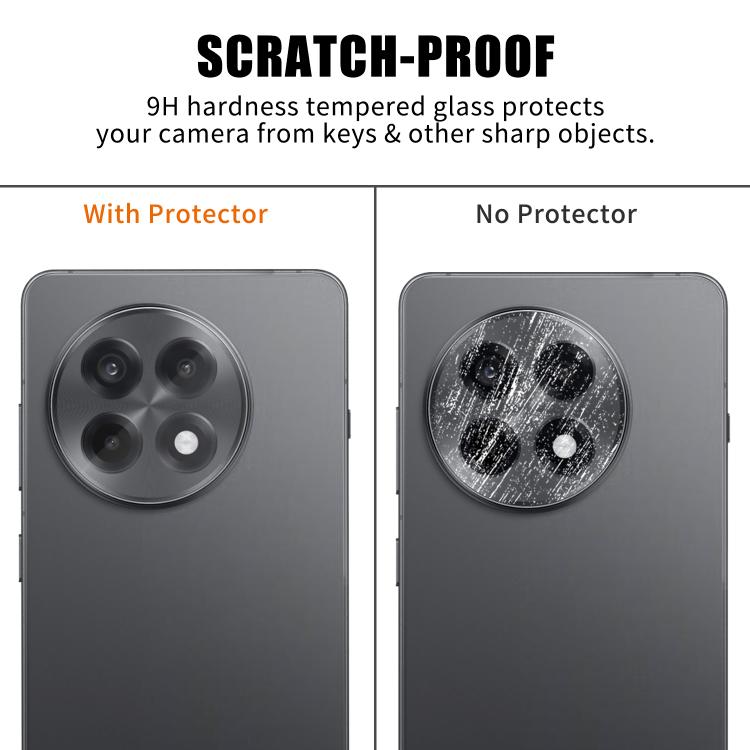 For OnePlus Ace 5 / Ace 5 Pro Kalebol Transparent HD Anti-Fingerprint AR Integrated Camera Lens Tempered Glass Film
