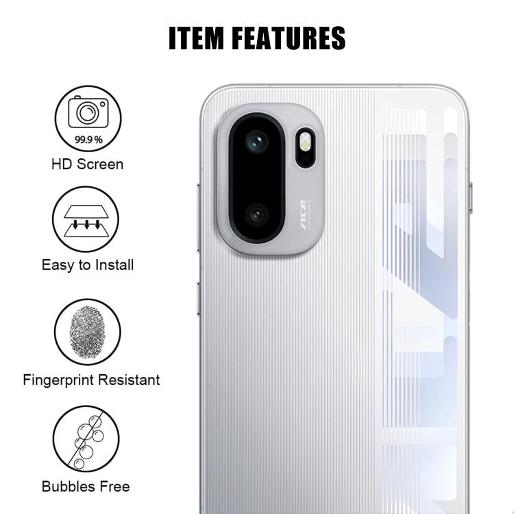 For OnePlus Ace 6 Kalebol Transparent HD Anti-Fingerprint AR Integrated Camera Lens Tempered Glass Film