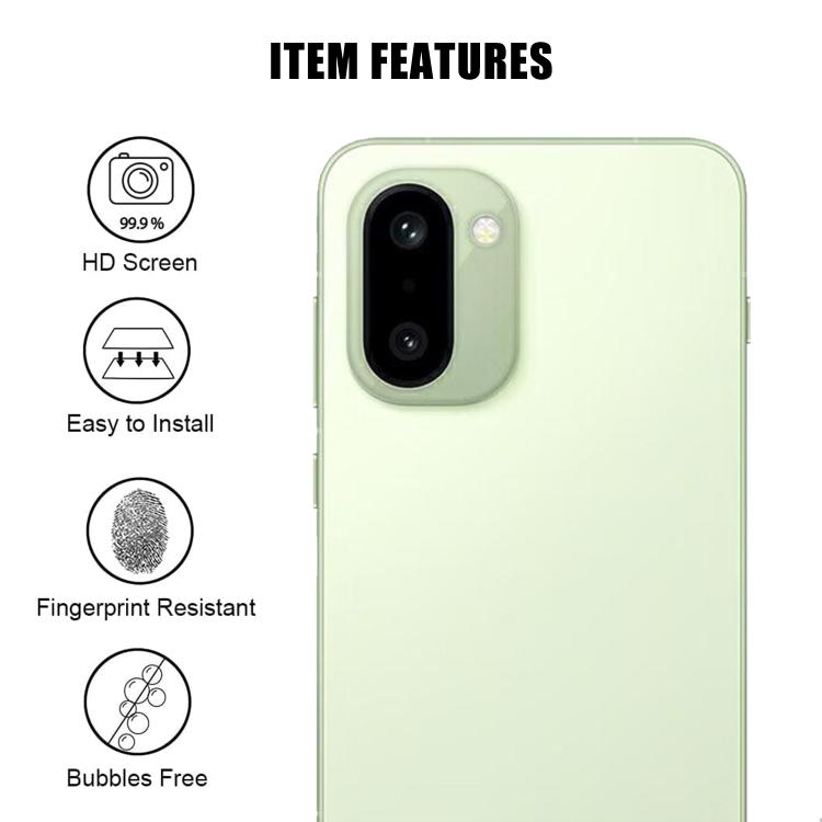 For OnePlus Ace 6T Kalebol Transparent HD Anti-Fingerprint AR Integrated Camera Lens Tempered Glass Film