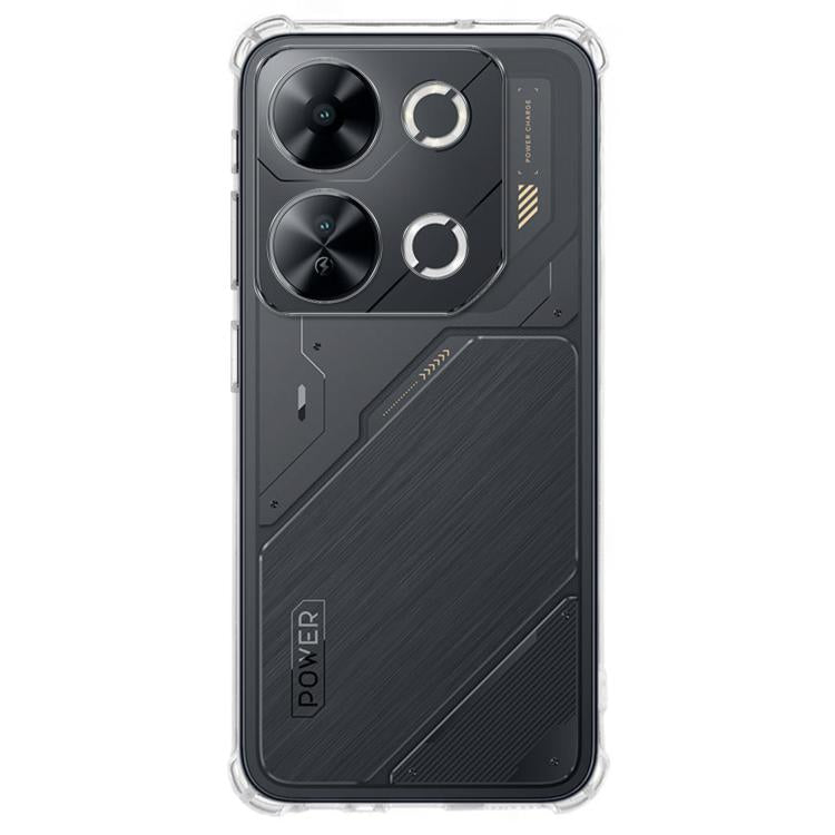 For Itel P65 4G Kalebol 1.5mm Four-Corner Airbags Shockproof Transparency TPU Phone Case