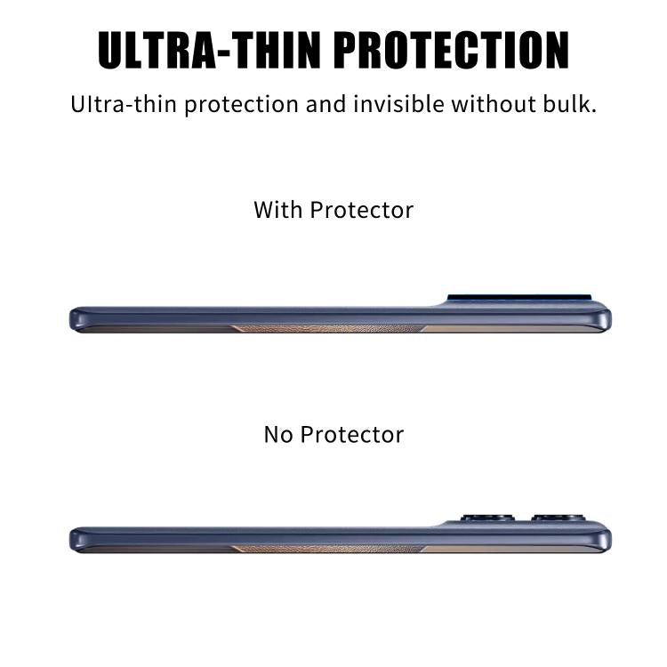 For Motorola Edge 60 Fusion Kalebol Silk-Screened HD Anti-Fingerprint AR Integrated Camera Lens Tempered Glass Film