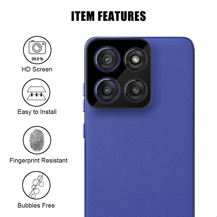 For Motorola Moto G Stylus 5G 2025 Kalebol Silk-Screened HD Anti-Fingerprint AR Integrated Camera Lens Tempered Glass Film