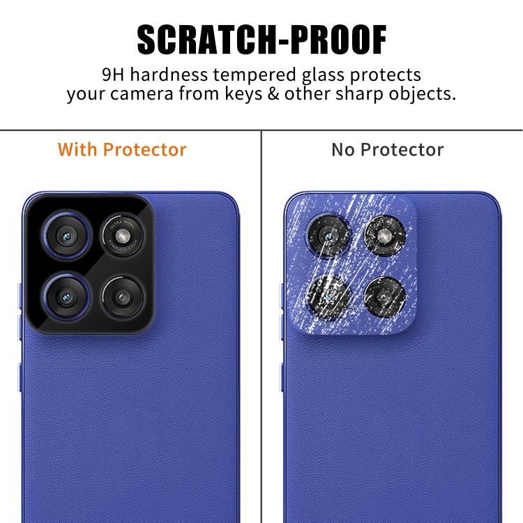 For Motorola Moto G Stylus 5G 2025 Kalebol Silk-Screened HD Anti-Fingerprint AR Integrated Camera Lens Tempered Glass Film