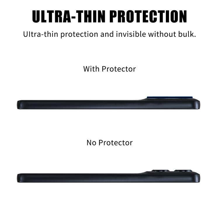 For Motorola Moto G56 Kalebol Silk-Screened HD Anti-Fingerprint AR Integrated Camera Lens Tempered Glass Film