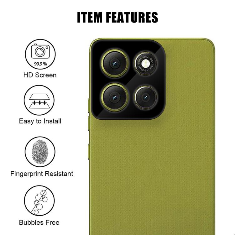 For Motorola Moto G86 Kalebol Silk-Screened HD Anti-Fingerprint AR Integrated Camera Lens Tempered Glass Film