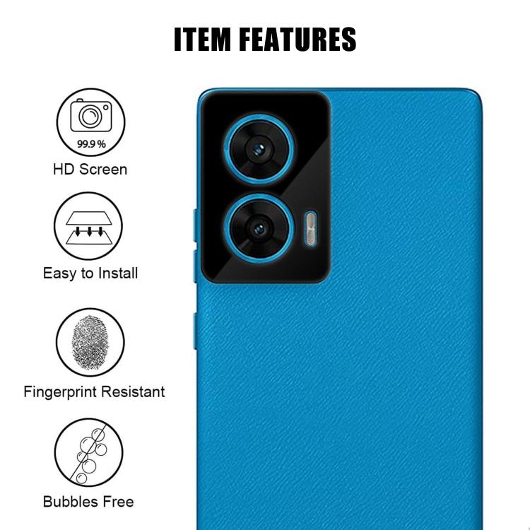 For Motorola Moto G96 Kalebol Silk-Screened HD Anti-Fingerprint AR Integrated Camera Lens Tempered Glass Film