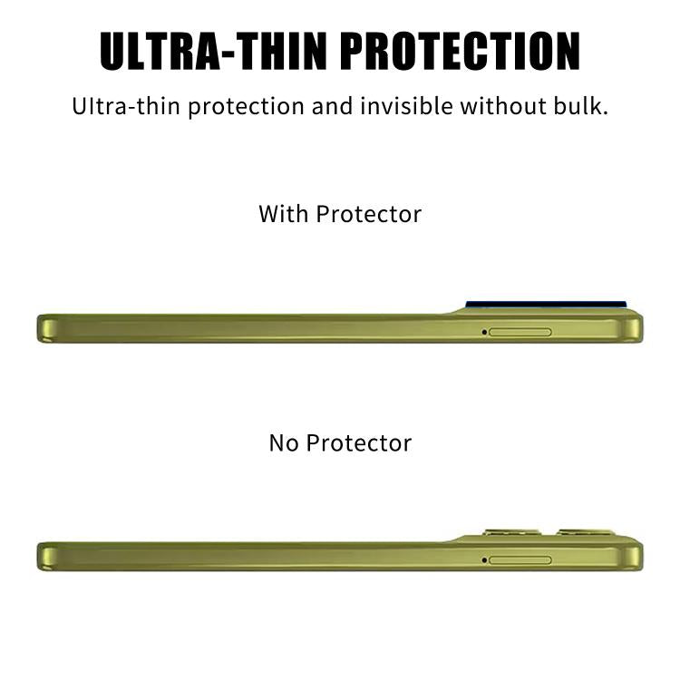 For Motorola Moto G86 / G86 Power Kalebol Transparent HD Anti-Fingerprint AR Integrated Camera Lens Tempered Glass Film