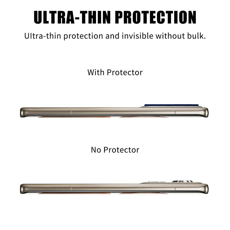 For Motorola Edge 50 Ultra Kalebol Transparent HD Anti-Fingerprint AR Integrated Camera Lens Tempered Glass Film