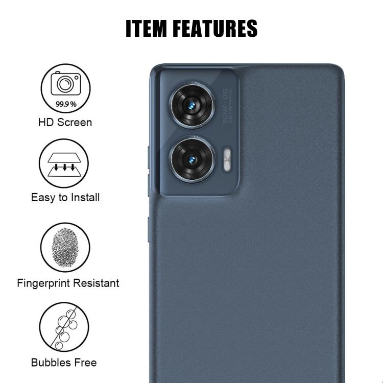 For Motorola Edge 50 Fusion Kalebol Transparent HD Anti-Fingerprint AR Integrated Camera Lens Tempered Glass Film