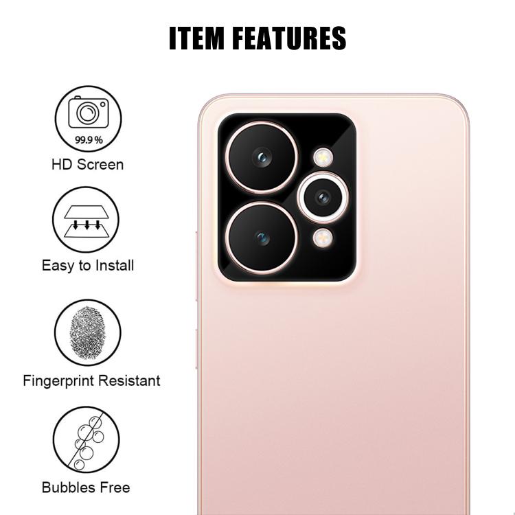 For Realme 15 Kalebol Silk-Screened HD Anti-Fingerprint AR Integrated Camera Lens Tempered Glass Film