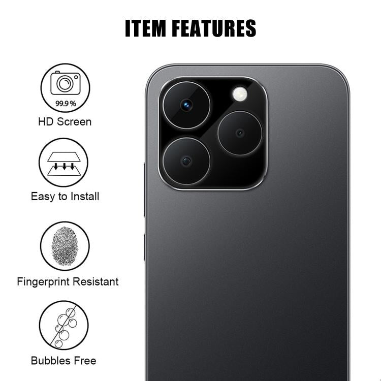 For Realme 15T Kalebol Silk-Screened HD Anti-Fingerprint AR Integrated Camera Lens Tempered Glass Film