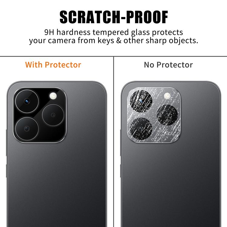 For Realme 15T Kalebol Silk-Screened HD Anti-Fingerprint AR Integrated Camera Lens Tempered Glass Film
