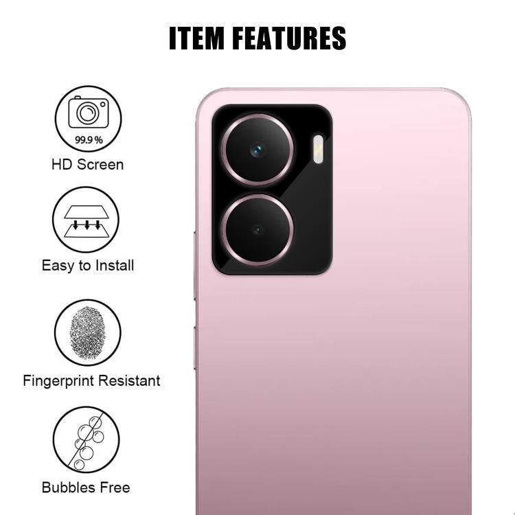 For Realme P3 Kalebol Silk-Screened HD Anti-Fingerprint AR Integrated Camera Lens Tempered Glass Film