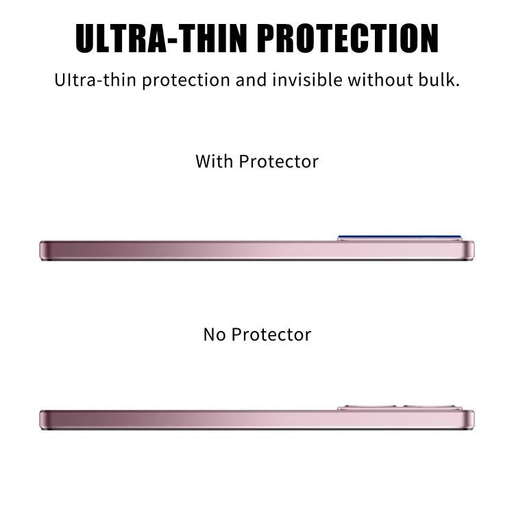For Realme P3 Kalebol Silk-Screened HD Anti-Fingerprint AR Integrated Camera Lens Tempered Glass Film