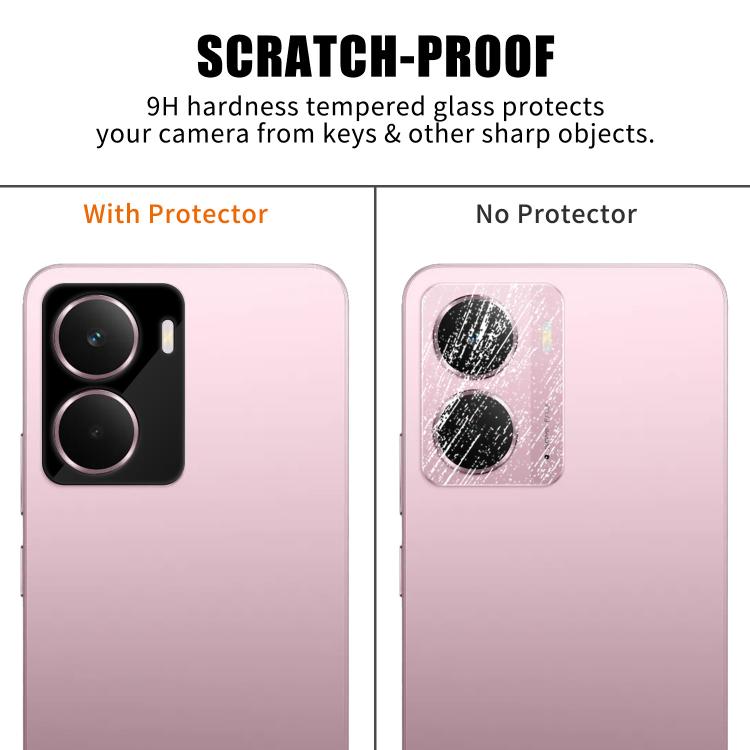 For Realme P3 Kalebol Silk-Screened HD Anti-Fingerprint AR Integrated Camera Lens Tempered Glass Film