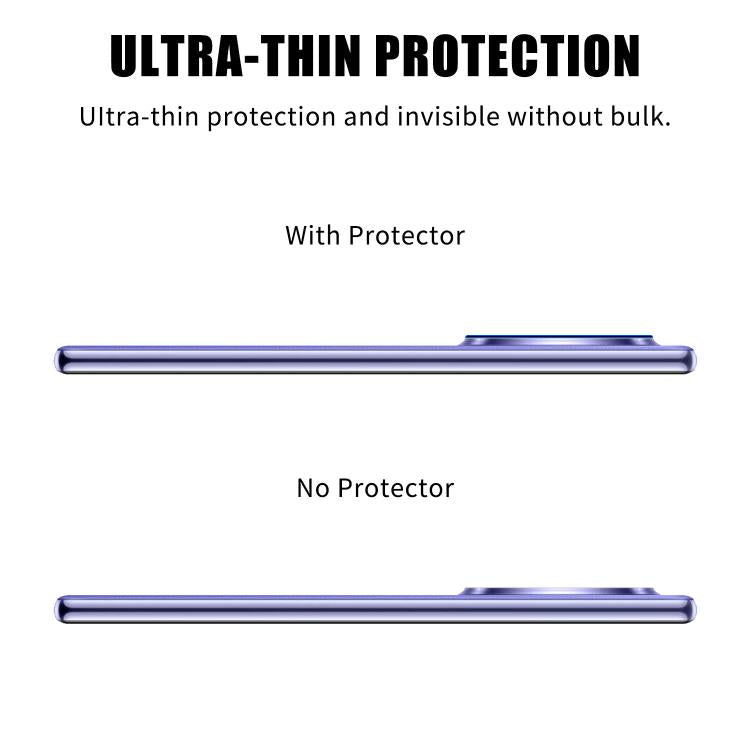 For Realme P3 Pro Kalebol Silk-Screened HD Anti-Fingerprint AR Integrated Camera Lens Tempered Glass Film