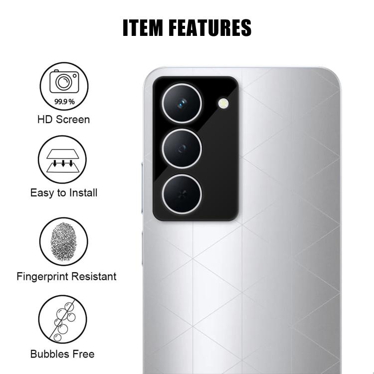 For Realme P3x Kalebol Silk-Screened HD Anti-Fingerprint AR Integrated Camera Lens Tempered Glass Film