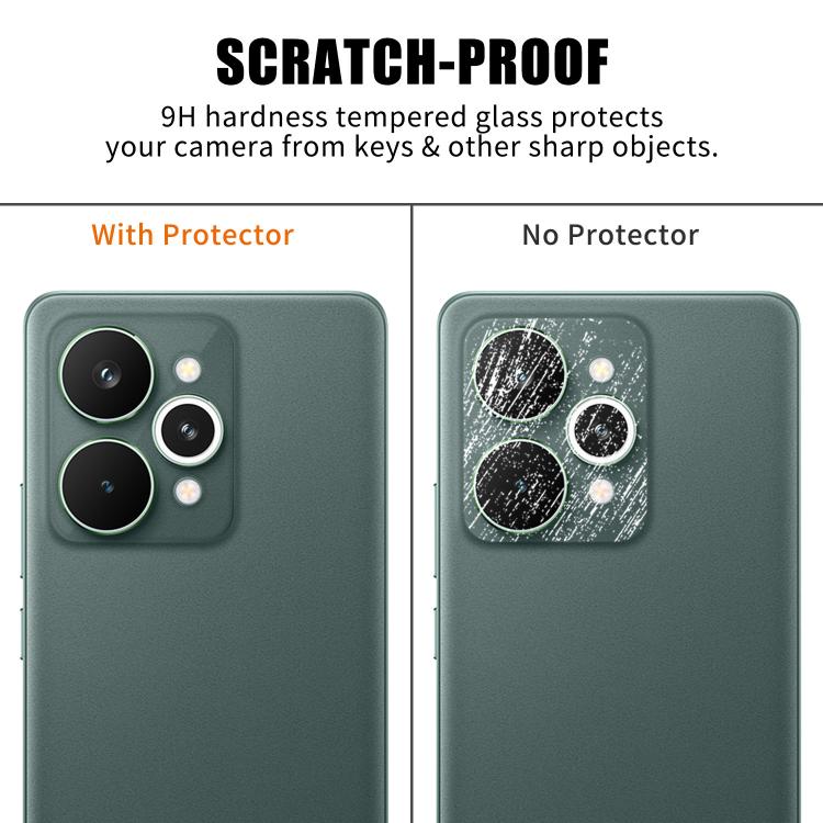 For Realme 15 Pro Kalebol Transparent HD Anti-Fingerprint AR Integrated Camera Lens Tempered Glass Film