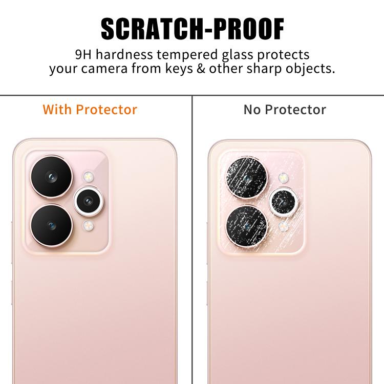 For Realme 15 Kalebol Transparent HD Anti-Fingerprint AR Integrated Camera Lens Tempered Glass Film