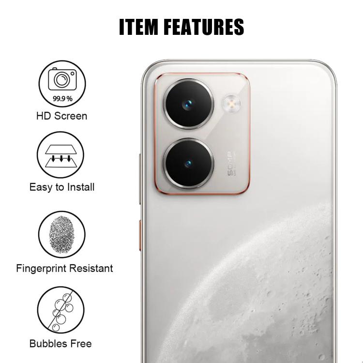 For Realme P3 Ultra Kalebol Transparent HD Anti-Fingerprint AR Integrated Camera Lens Tempered Glass Film