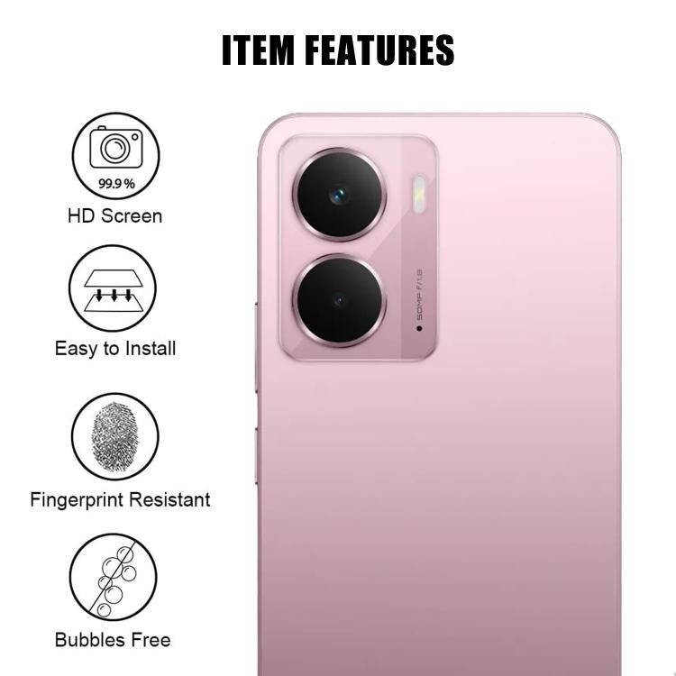 For Realme P3 Kalebol Transparent HD Anti-Fingerprint AR Integrated Camera Lens Tempered Glass Film