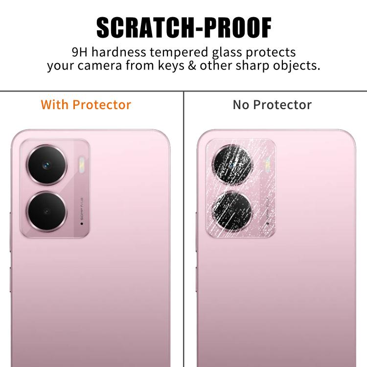 For Realme P3 Kalebol Transparent HD Anti-Fingerprint AR Integrated Camera Lens Tempered Glass Film