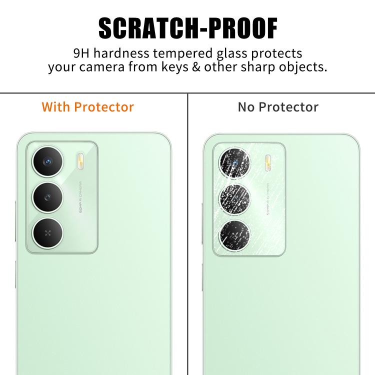 For Realme 14x / C75 / C73 Kalebol Transparent HD Anti-Fingerprint AR Integrated Camera Lens Tempered Glass Film
