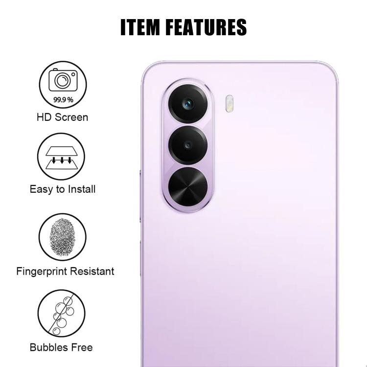 For Realme P4x Kalebol Transparent HD Anti-Fingerprint AR Integrated Camera Lens Tempered Glass Film