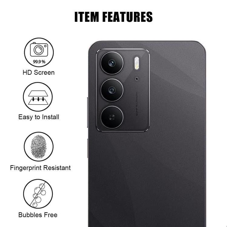 For Realme C75 4G Kalebol Transparent HD Anti-Fingerprint AR Integrated Camera Lens Tempered Glass Film