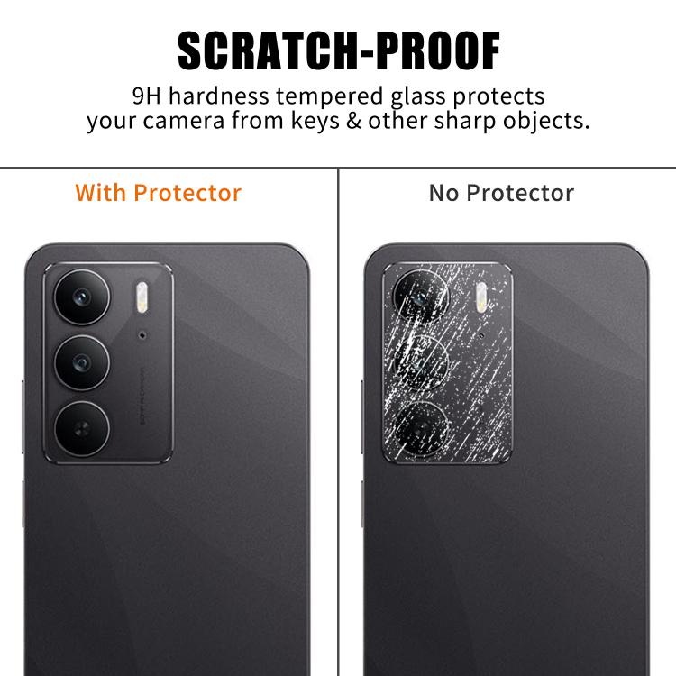For Realme C75 4G Kalebol Transparent HD Anti-Fingerprint AR Integrated Camera Lens Tempered Glass Film