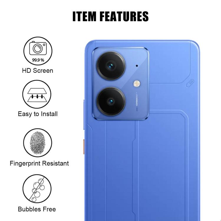 For Realme Neo7 SE Kalebol Transparent HD Anti-Fingerprint AR Integrated Camera Lens Tempered Glass Film