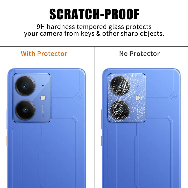 For Realme Neo7 SE Kalebol Transparent HD Anti-Fingerprint AR Integrated Camera Lens Tempered Glass Film