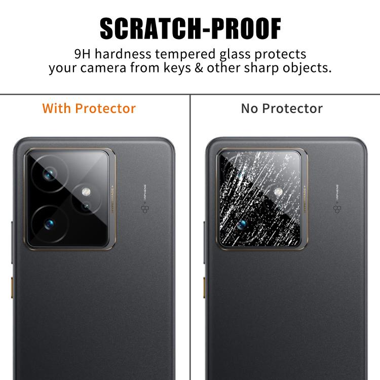 For Realme GT 7 / GT 7T Kalebol Transparent HD Anti-Fingerprint AR Integrated Camera Lens Tempered Glass Film