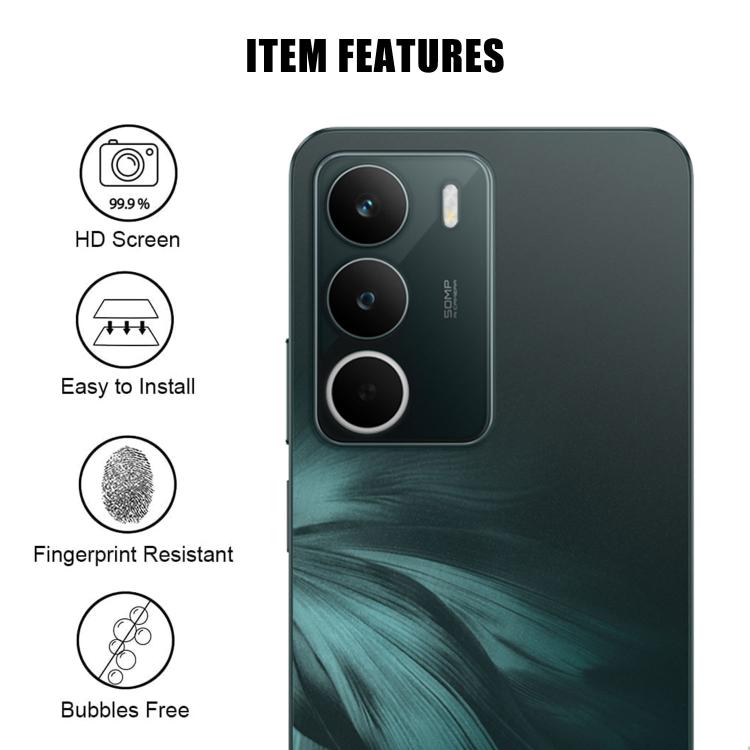 For Realme C71 Kalebol Transparent HD Anti-Fingerprint AR Integrated Camera Lens Tempered Glass Film