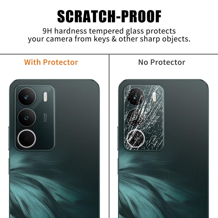 For Realme C71 Kalebol Transparent HD Anti-Fingerprint AR Integrated Camera Lens Tempered Glass Film