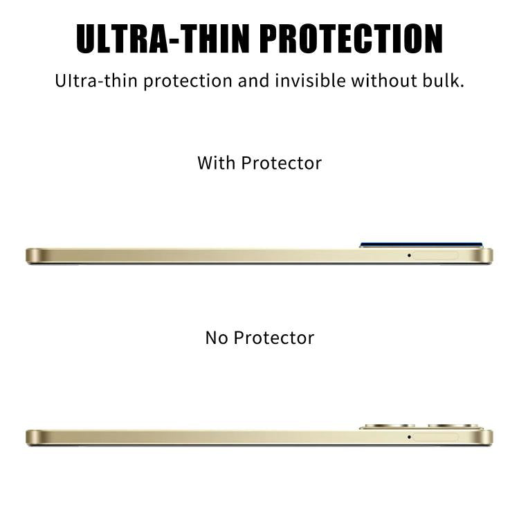 For Realme Note 70T / Narzo 80 Lite Kalebol Transparent HD Anti-Fingerprint AR Integrated Camera Lens Tempered Glass Film